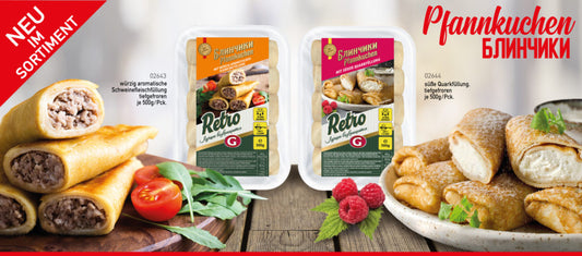 Unsere Neuheit – aromatische Pfannkuchen