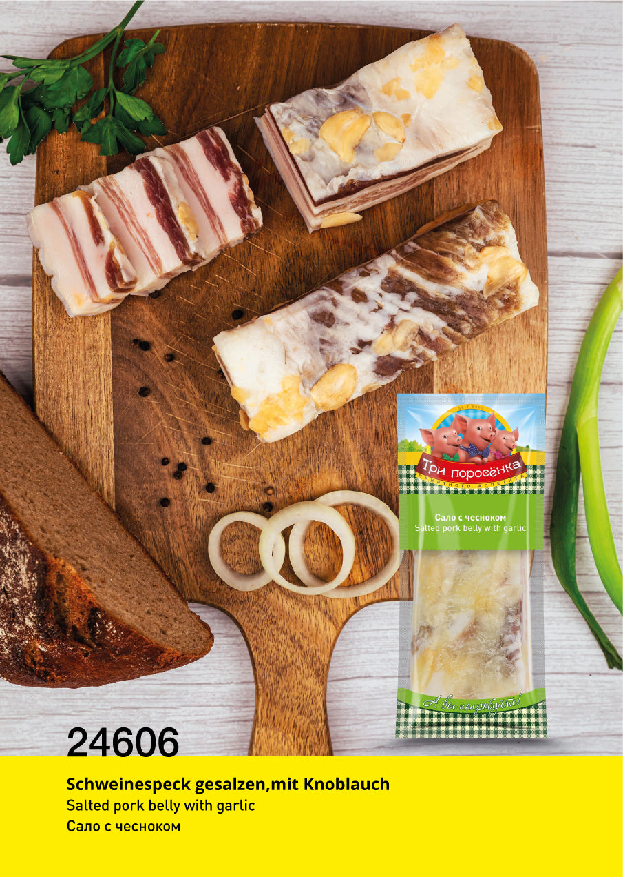 Salo s tschesnokom, ca. 300g
