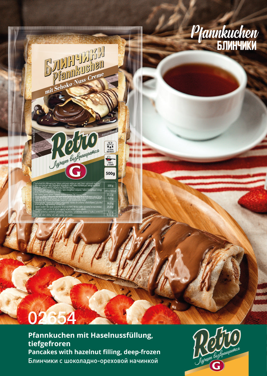 RETRO Blintschiki s orekhovoy nachinkoy 500g