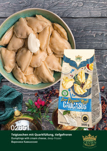 Halal Wareniki Kawkazskie s tworogom, 1,0kg