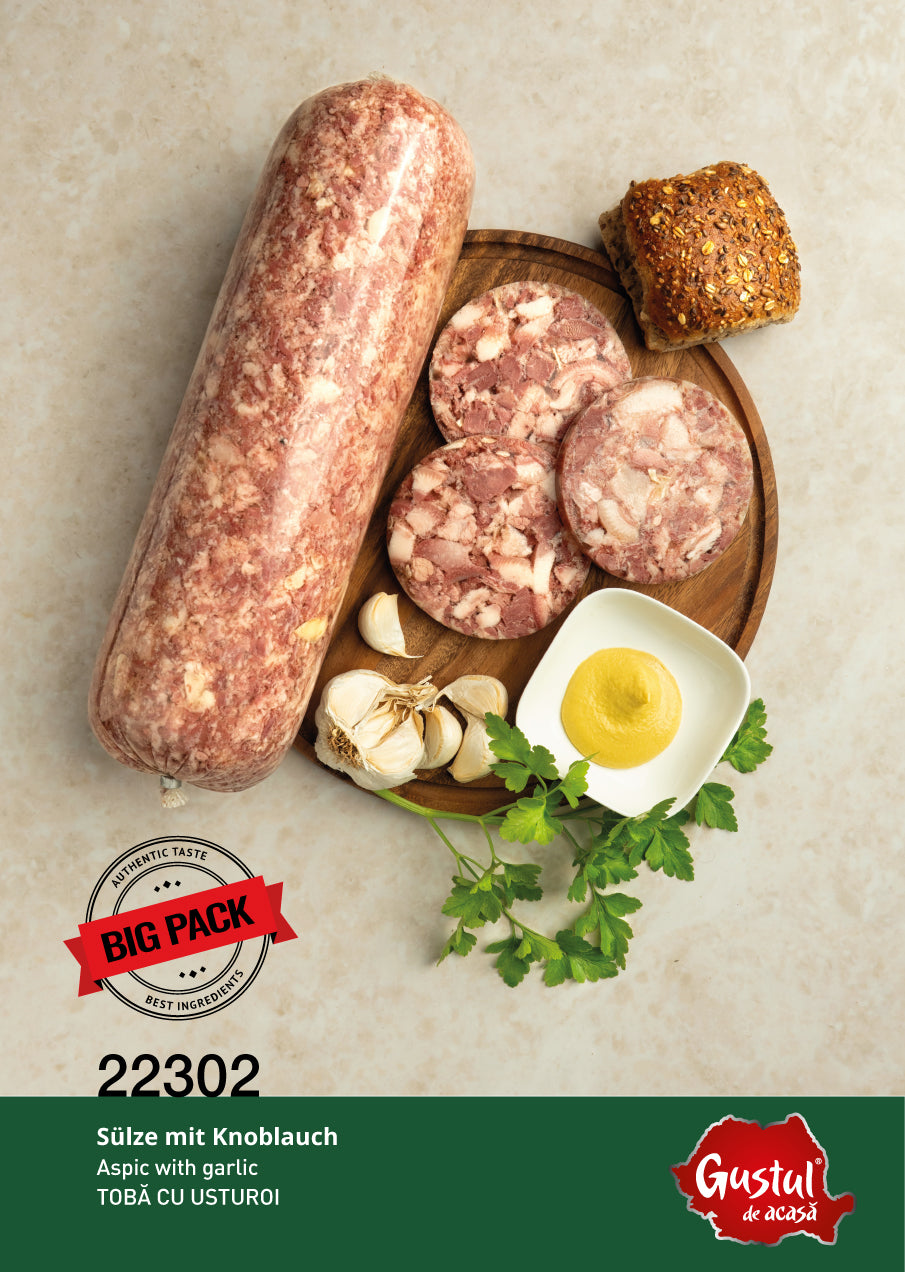 Toba cu usturoi; 2,8 kg