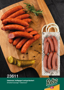 Retro Cabanossi, heißgegart und geräuchert, 250g