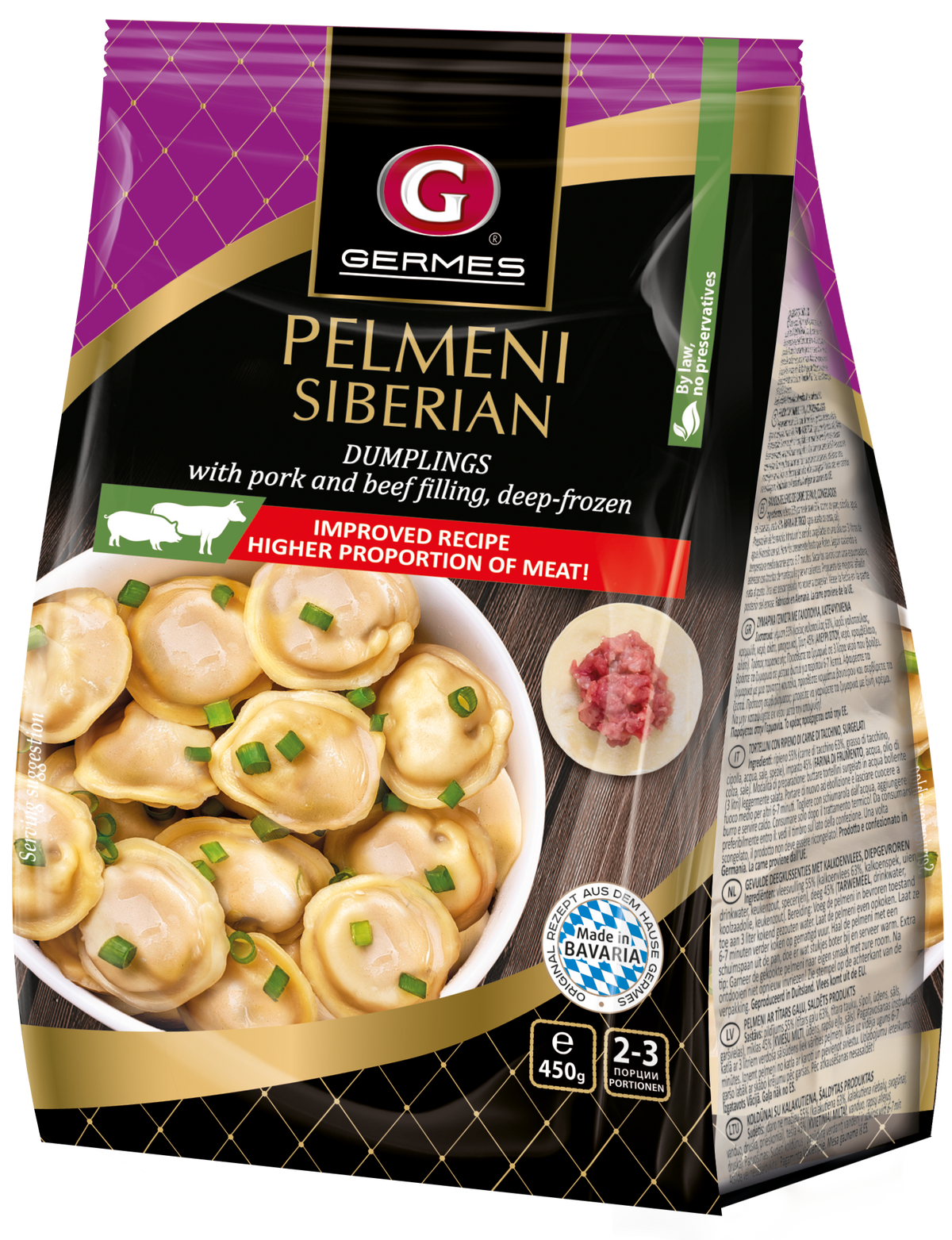 Pelmeni Sibirskie, 450g