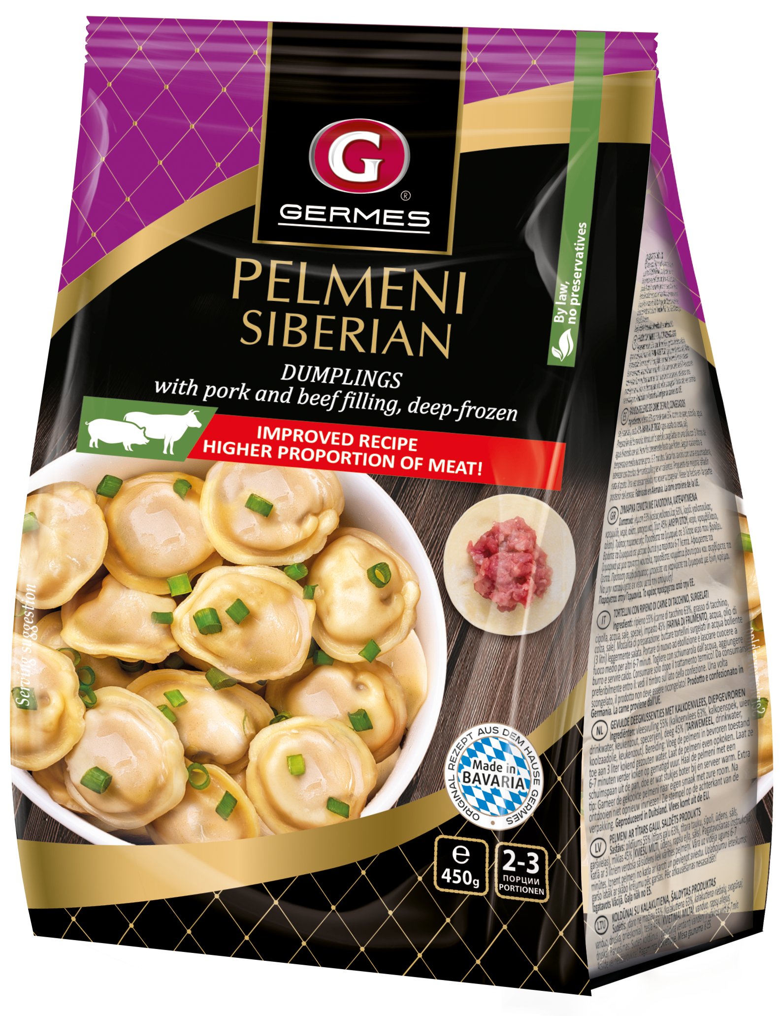 Pelmeni Sibirskie, 450g
