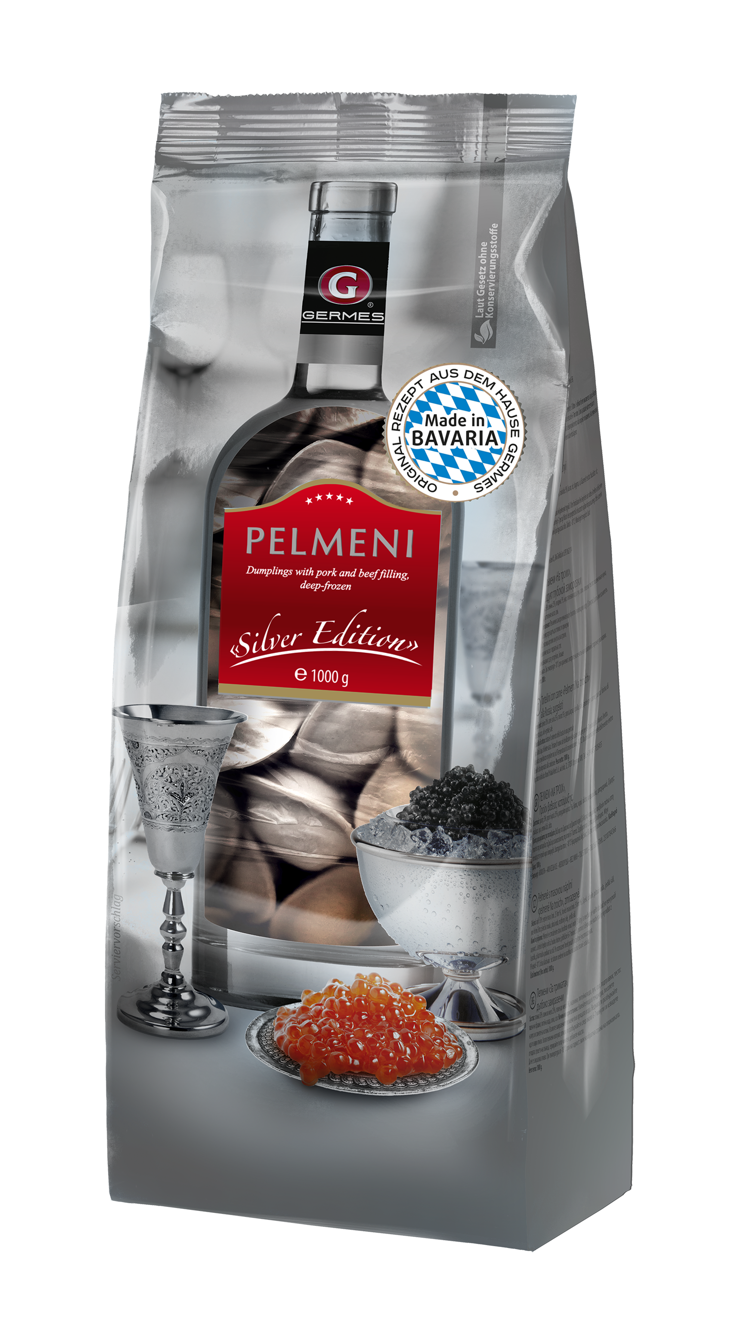 Pelmeni pod wodotschku "Na troich" 1,0kg
