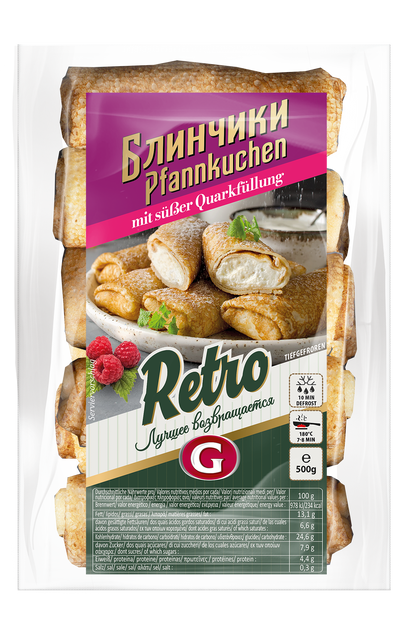 RETRO Blintschiki s tworogom 500g