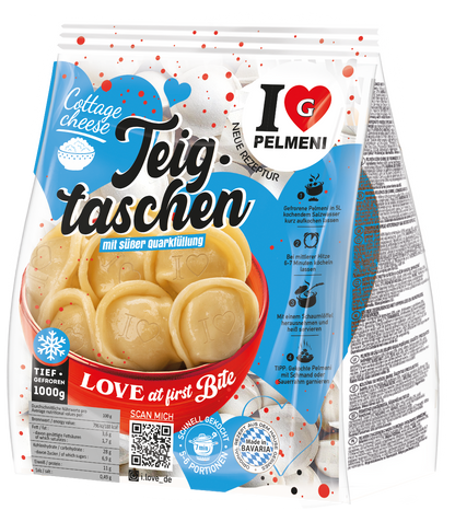Pelmeni I Love Cottage Cheese, 1000g