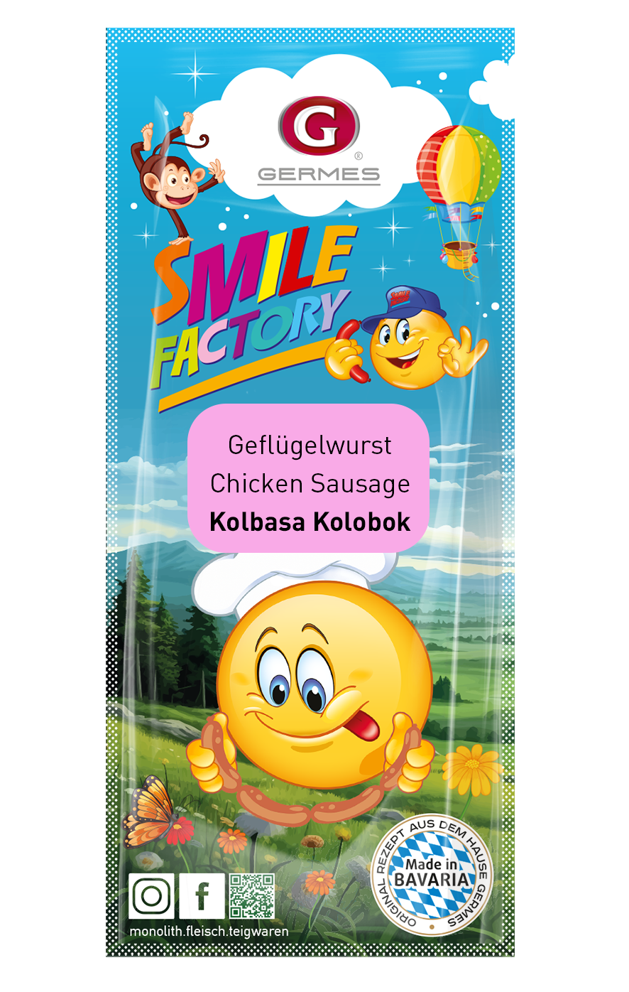 Geflügelbrühwurst "Smile Factory", 180g