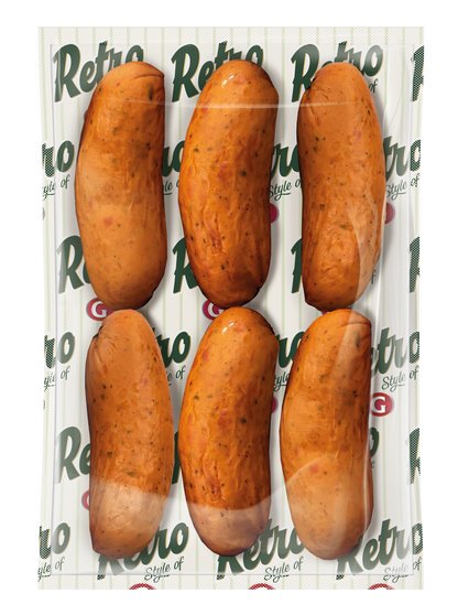 Carnati de casa, afumati la cald, 550g