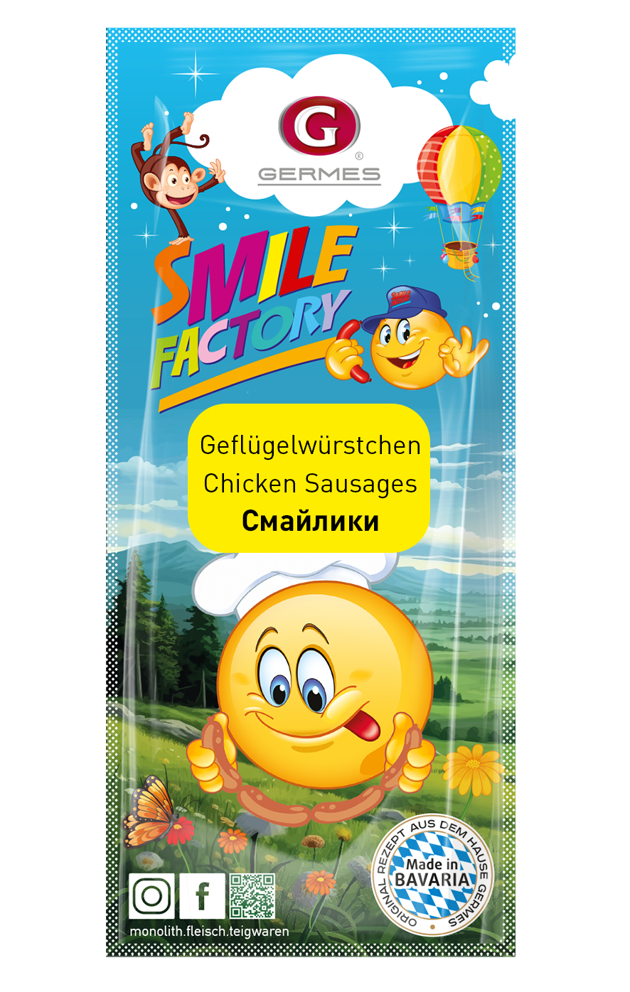 Geflügelwürstchen "Smile Factory", 270g