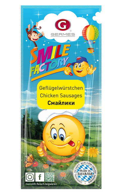 Geflügelwürstchen "Smile Factory", 270g
