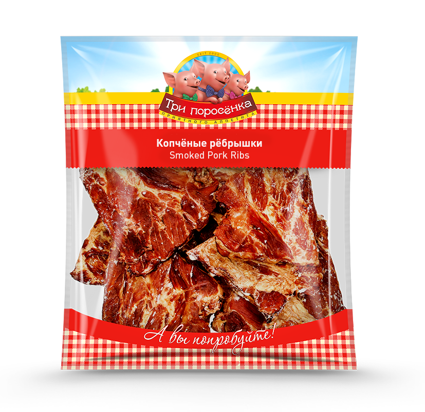 Schweinerippen heißgeräuchert, ca. 1,1kg