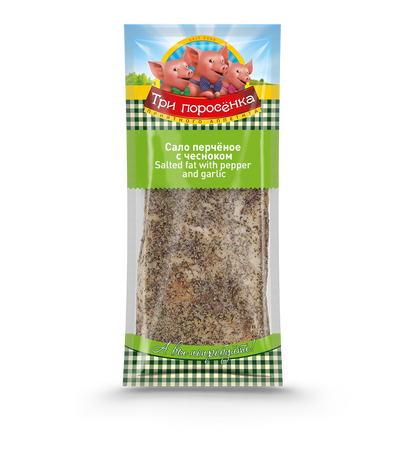 Salo pertschonoe s tschesnokom, ca. 300g