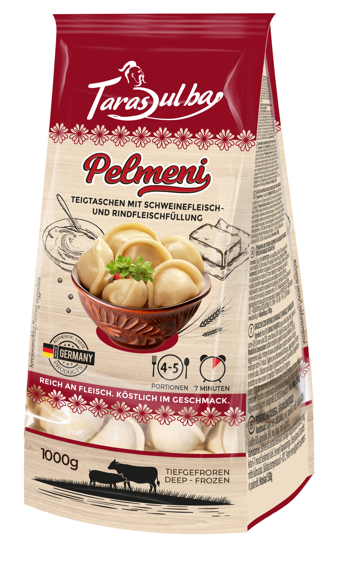Pelmeni  "Taras Bulba" 1,0kg