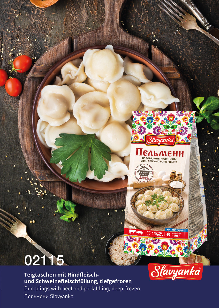 Pelmeni Slavyanka 1000g